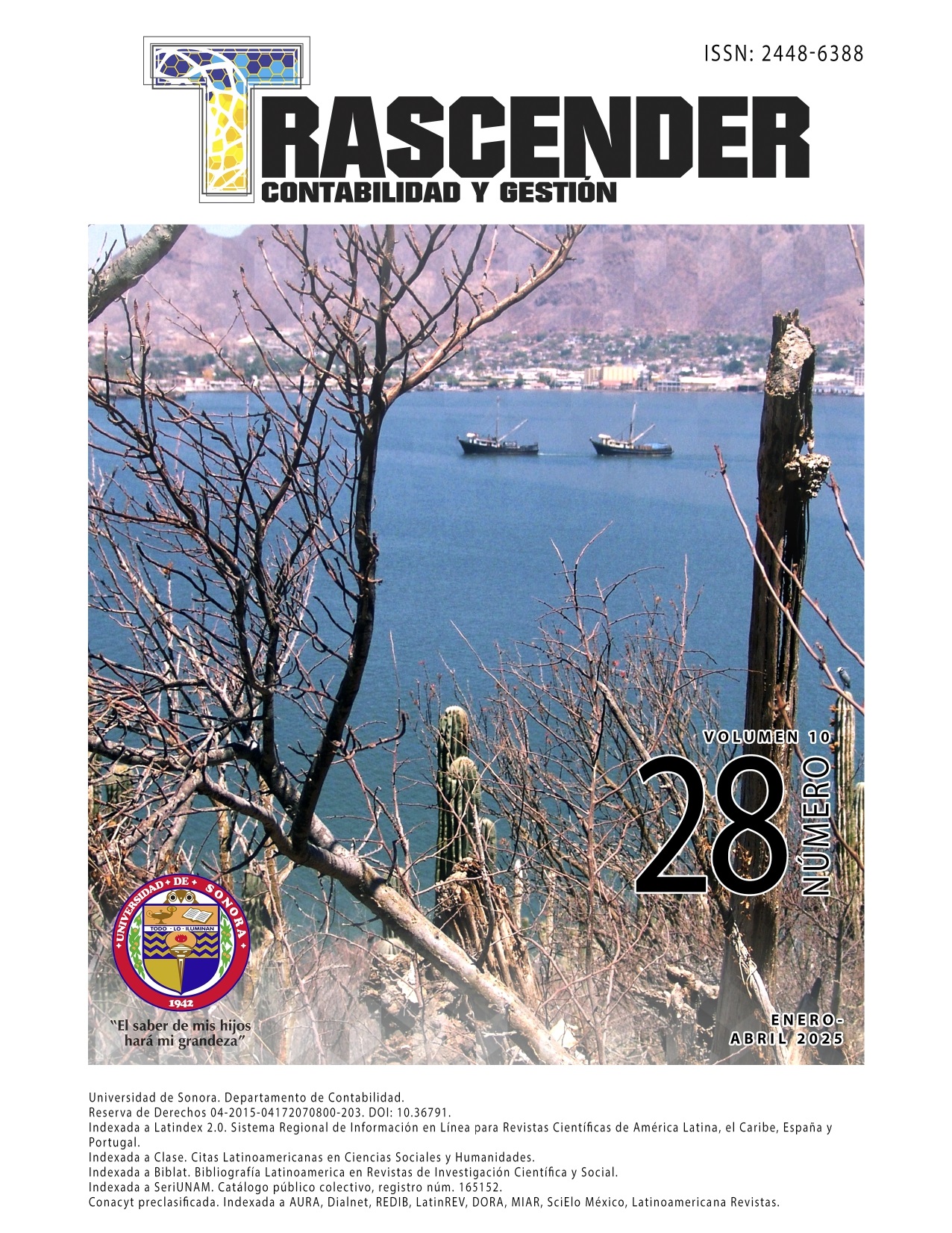					Ver Vol. 10 Núm. 28 (2025): TRASCENDER, CONTABILIDAD Y GESTIÓN 
				
